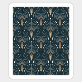 Art deco geometric pattern Sticker